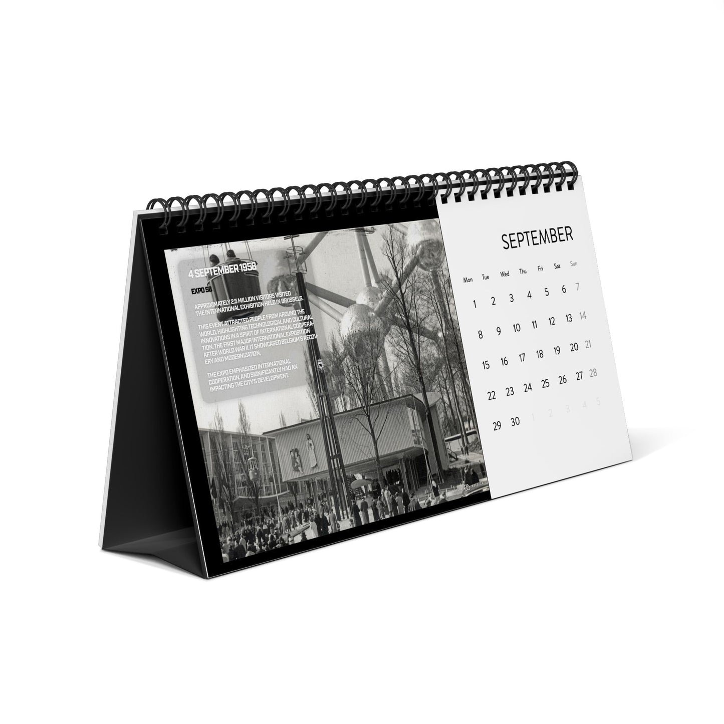Historical Desk Calendar (2025)