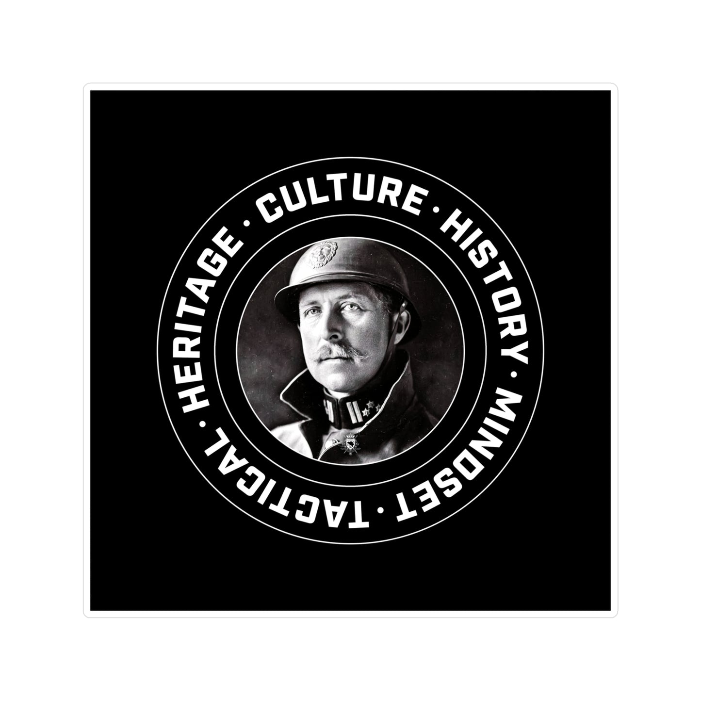 King Albert I of Belgium - C.H.M.T.H Sticker