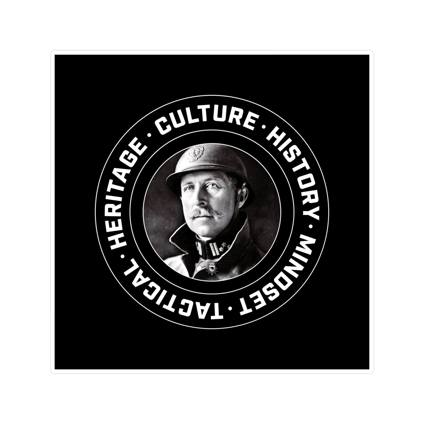King Albert I of Belgium - C.H.M.T.H Sticker