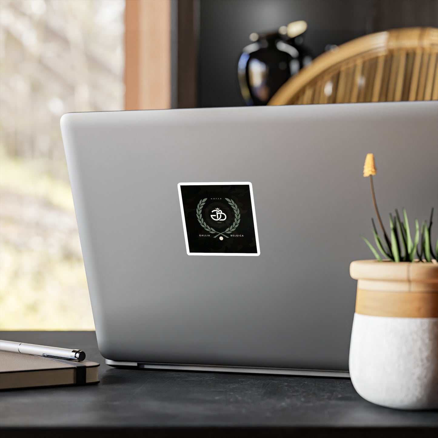 Monarch Camo Sticker