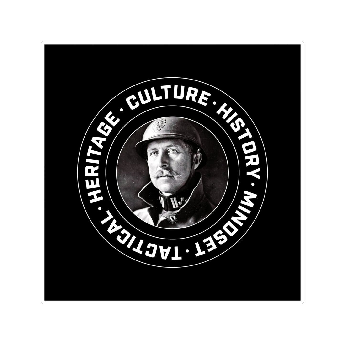 King Albert I of Belgium - C.H.M.T.H Sticker