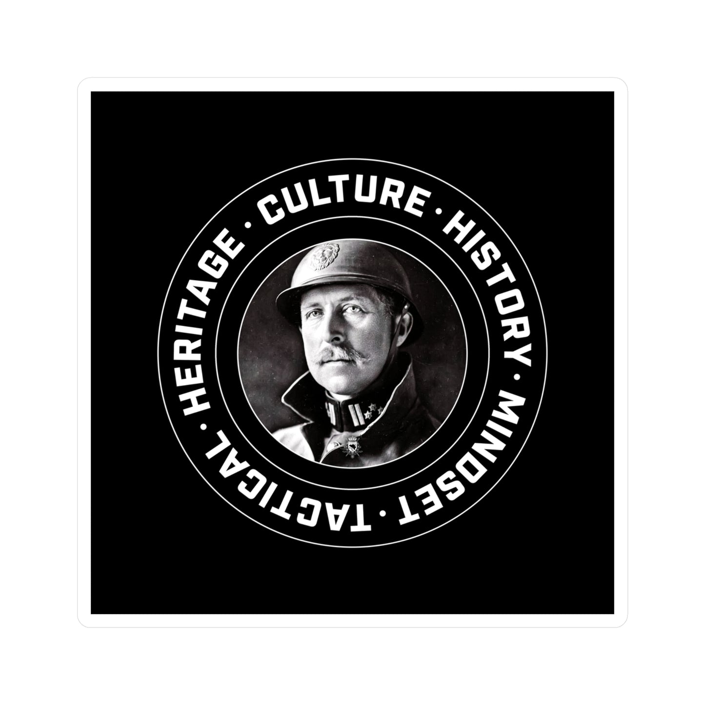 King Albert I of Belgium - C.H.M.T.H Sticker