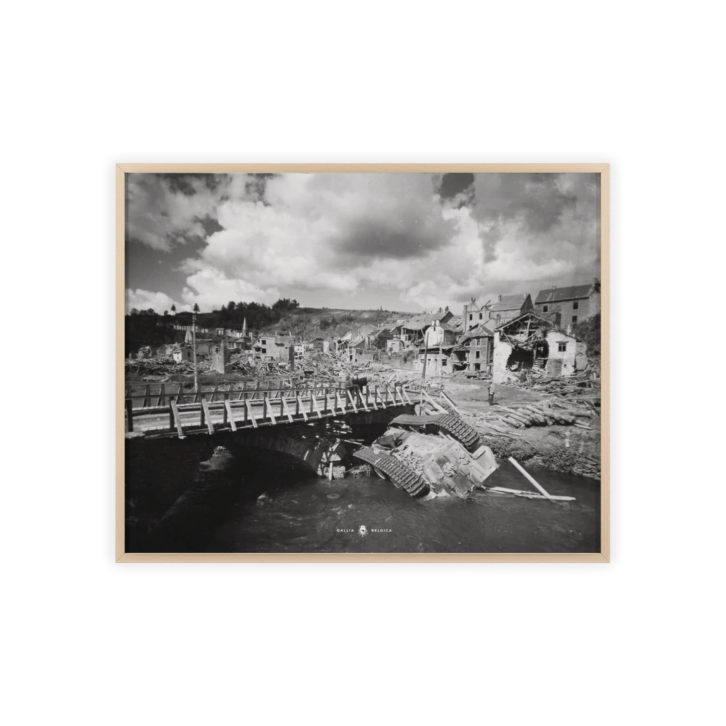 Battle of the Bulge - Gallia Belgica Posters (Wooden Frame)