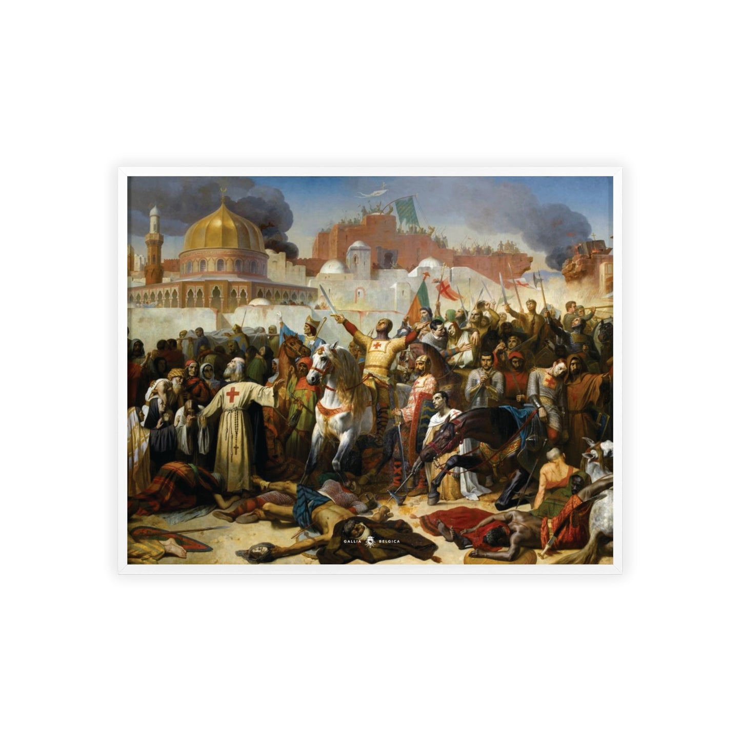 Godefroy de Bouillon - Gallia Belgica Posters (Wooden Frame)