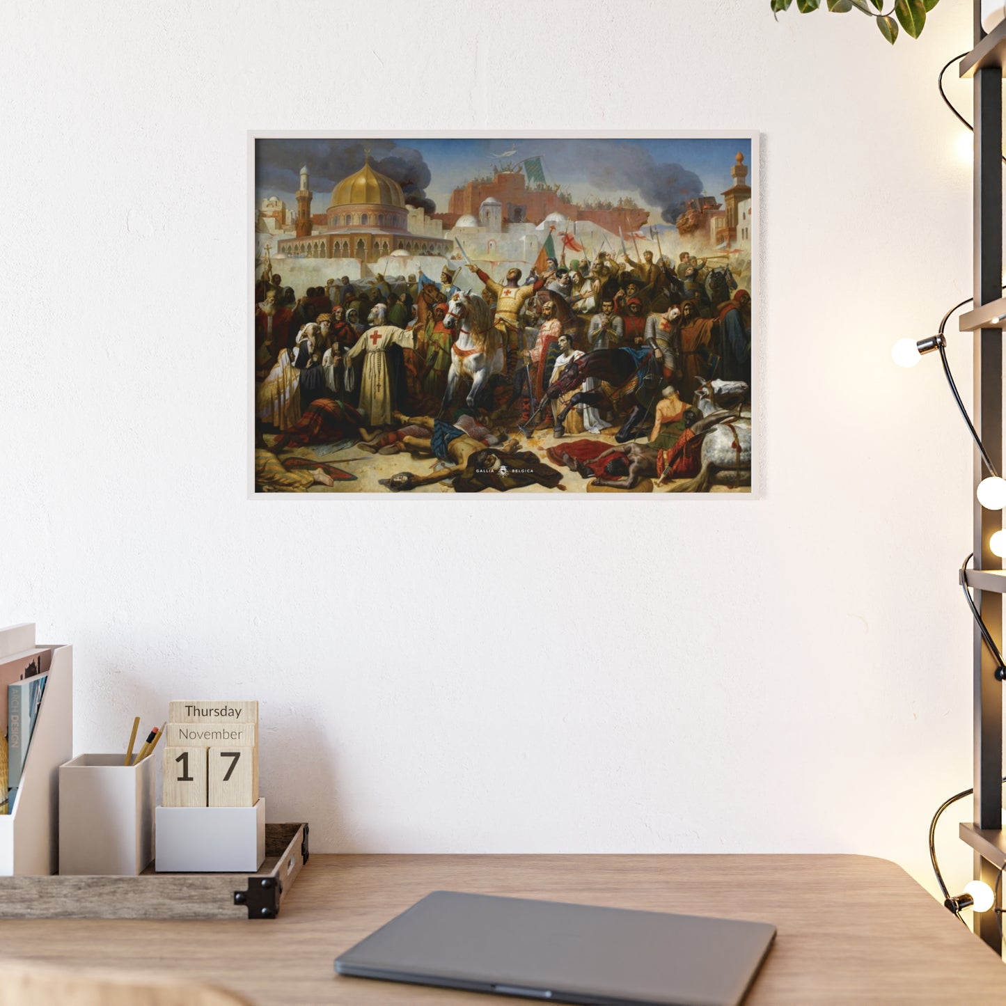 Godefroy de Bouillon - Gallia Belgica Posters (Wooden Frame)