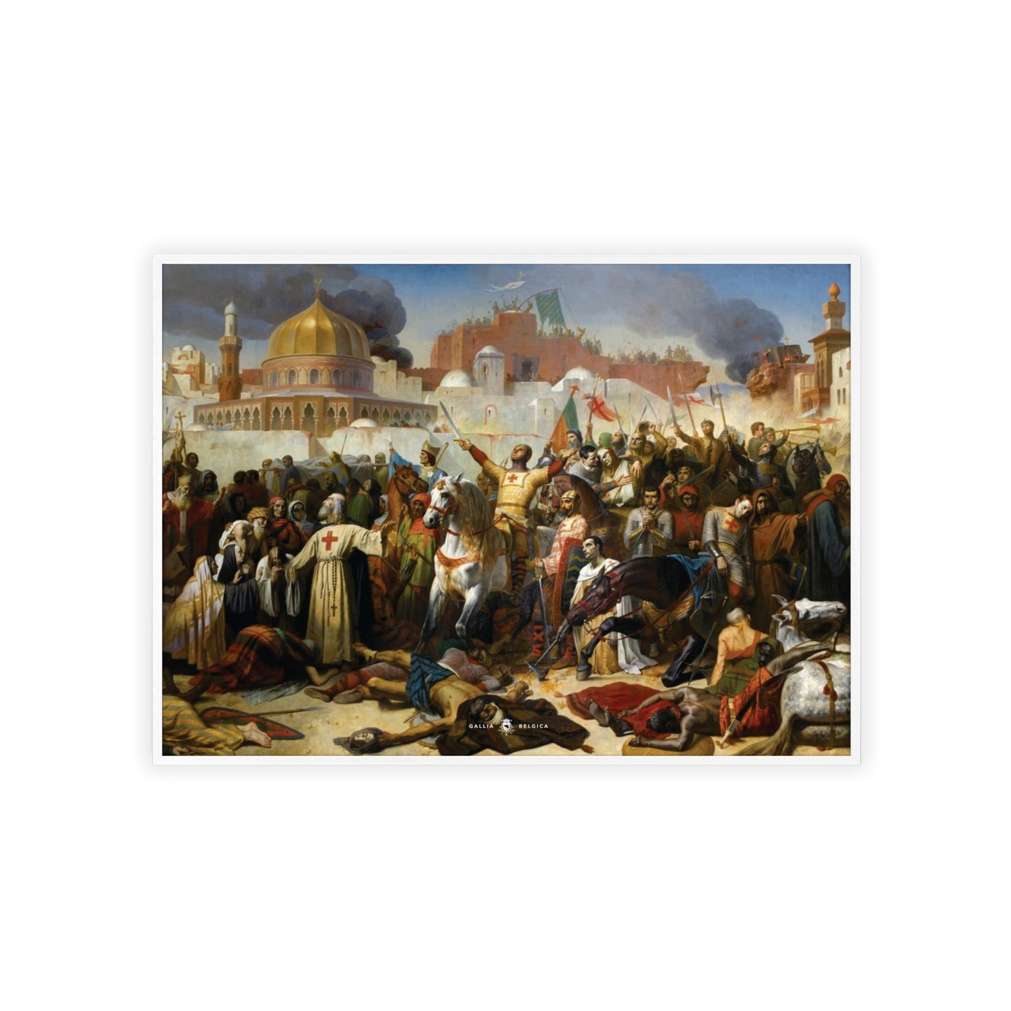Godefroy de Bouillon - Gallia Belgica Posters (Wooden Frame)