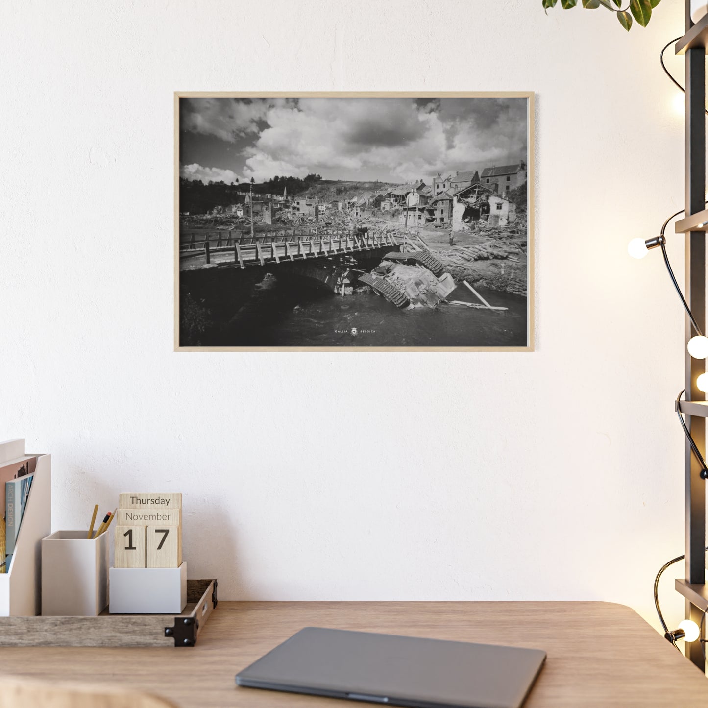 Battle of the Bulge - Gallia Belgica Posters (Wooden Frame)