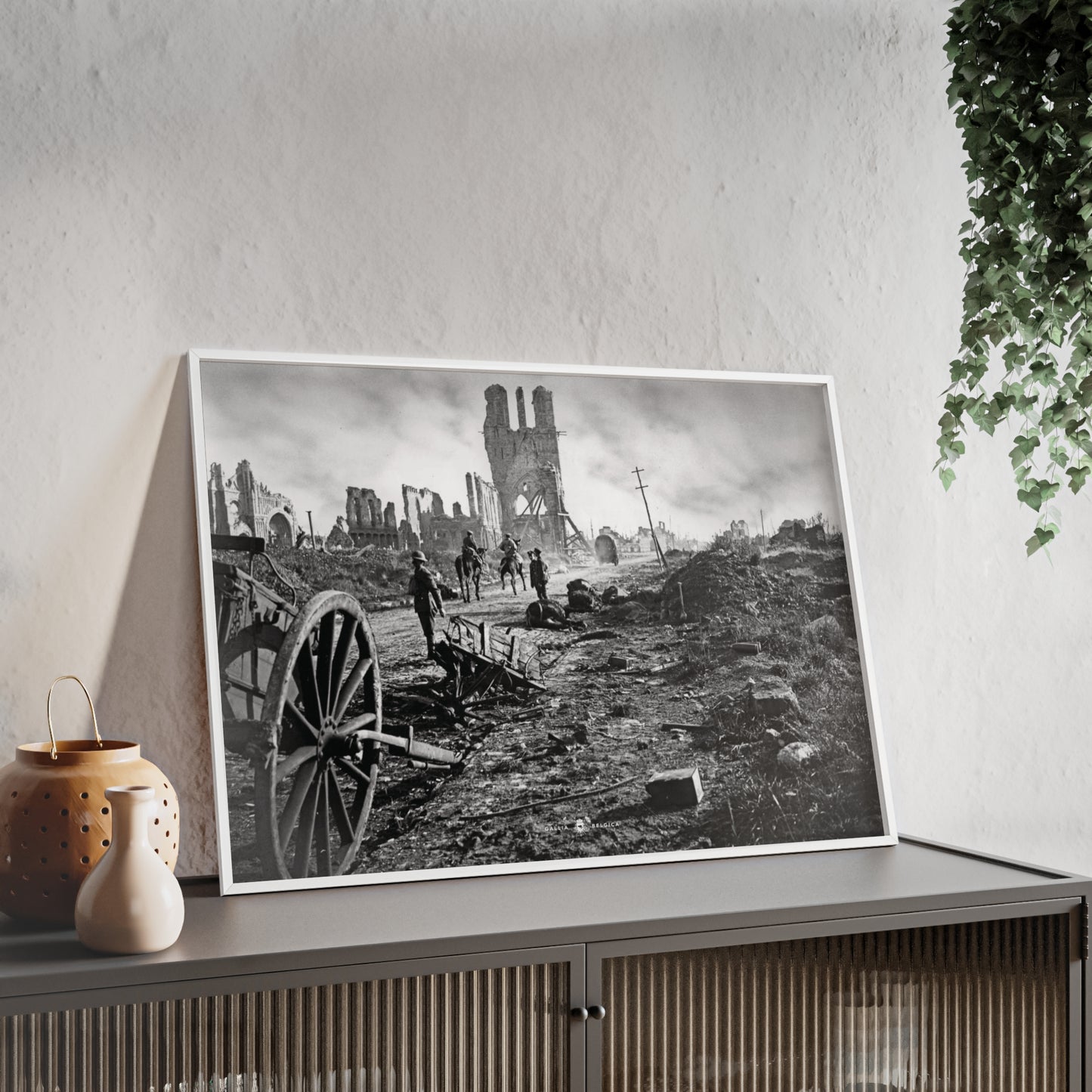 Battle of Passchendaele - Gallia Belgica Posters (Wooden Frame)