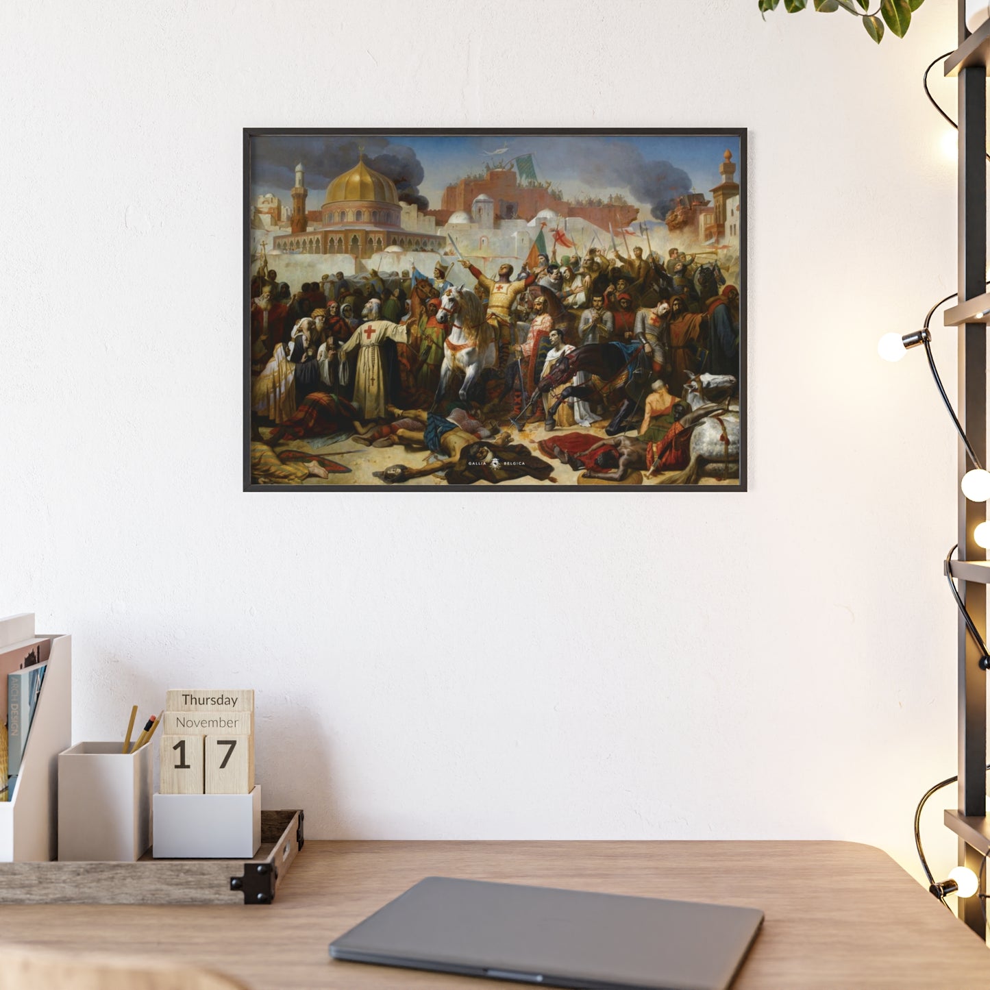 Godefroy de Bouillon - Gallia Belgica Posters (Wooden Frame)