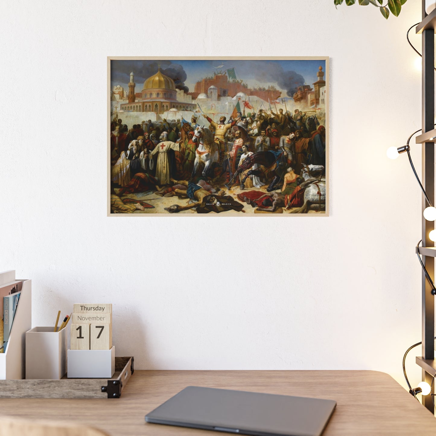 Godefroy de Bouillon - Gallia Belgica Posters (Wooden Frame)