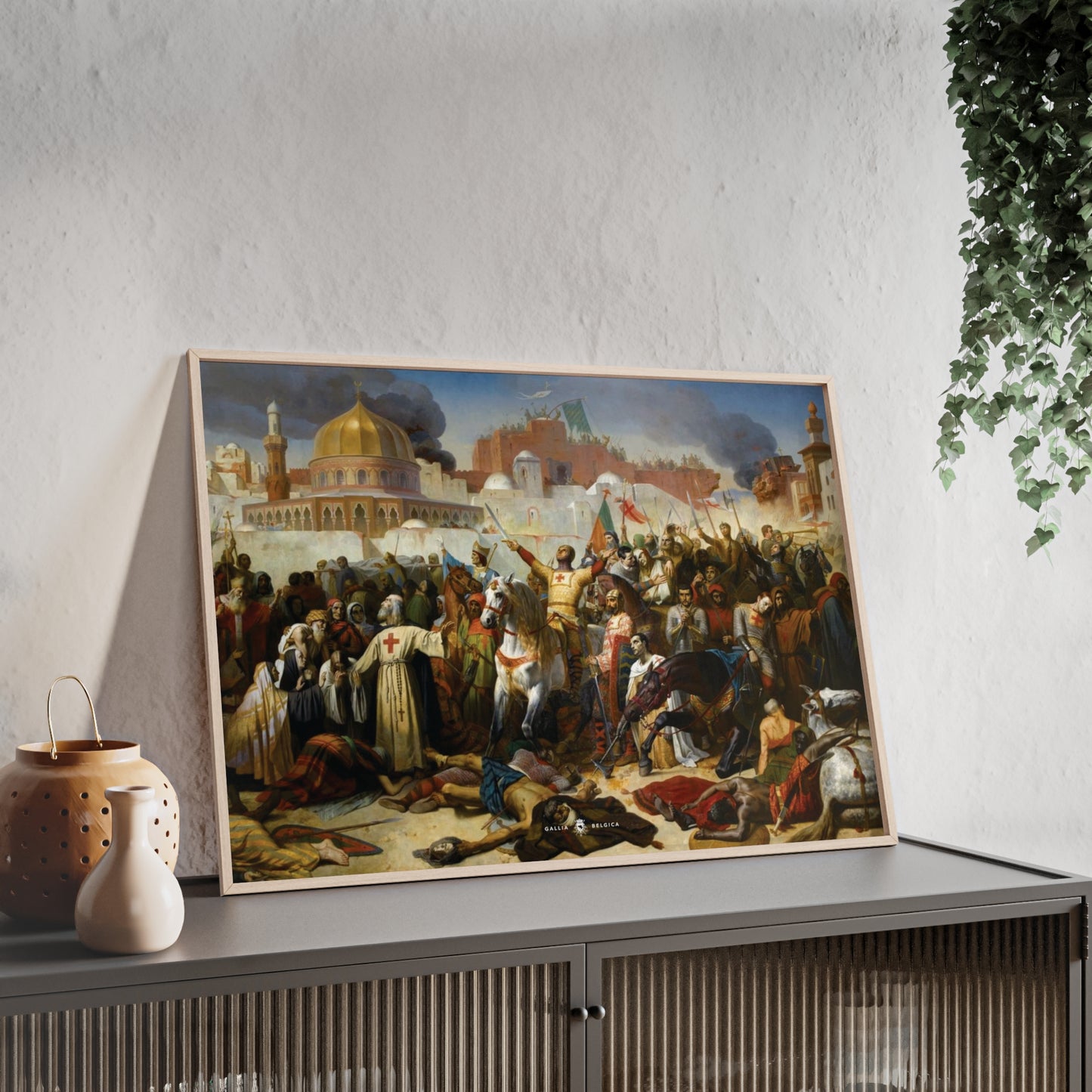 Godefroy de Bouillon - Gallia Belgica Posters (Wooden Frame)