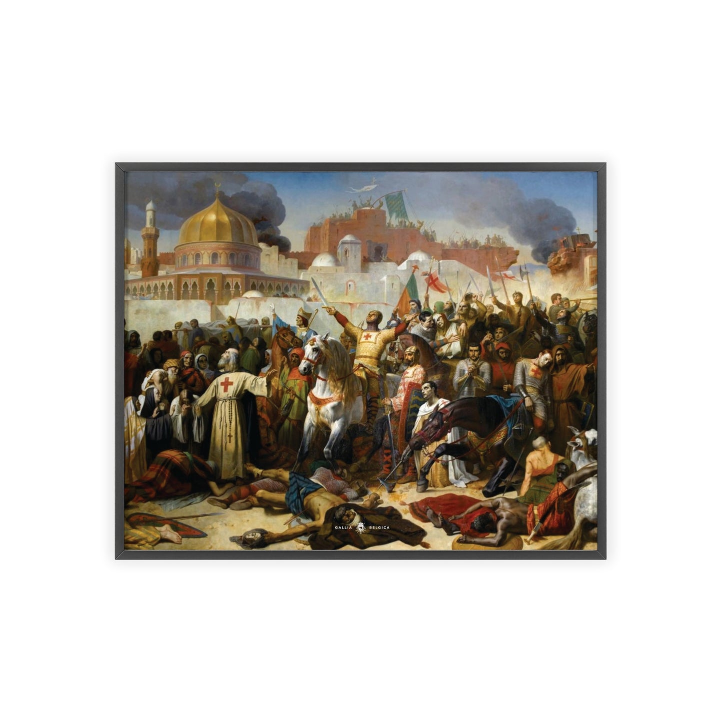 Godefroy de Bouillon - Gallia Belgica Posters (Wooden Frame)