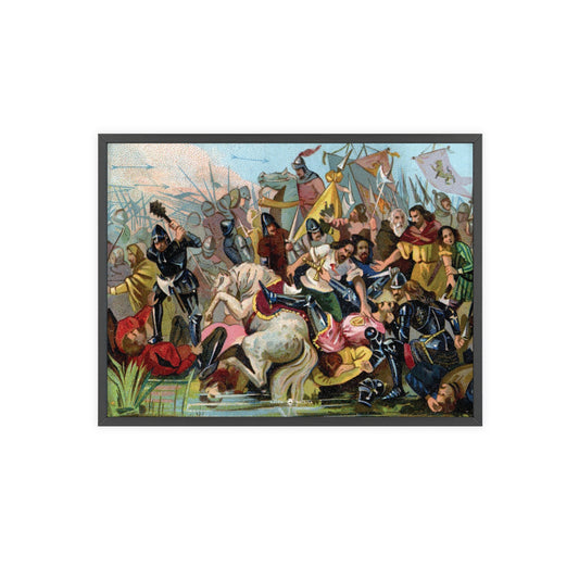 Battle of the Golden Spurs - Gallia Belgica Posters (Wooden Frame)