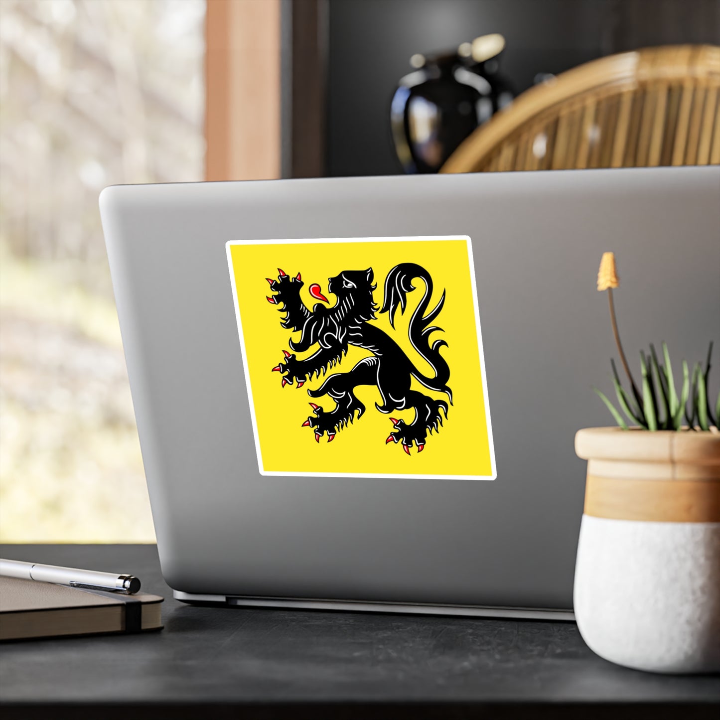 Flemish Flag Sticker