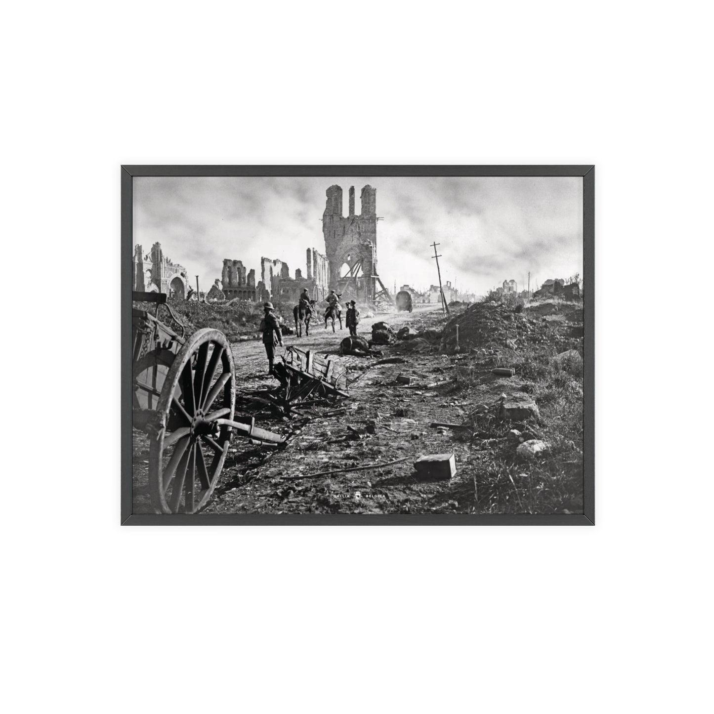 Battle of Passchendaele - Gallia Belgica Posters (Wooden Frame)
