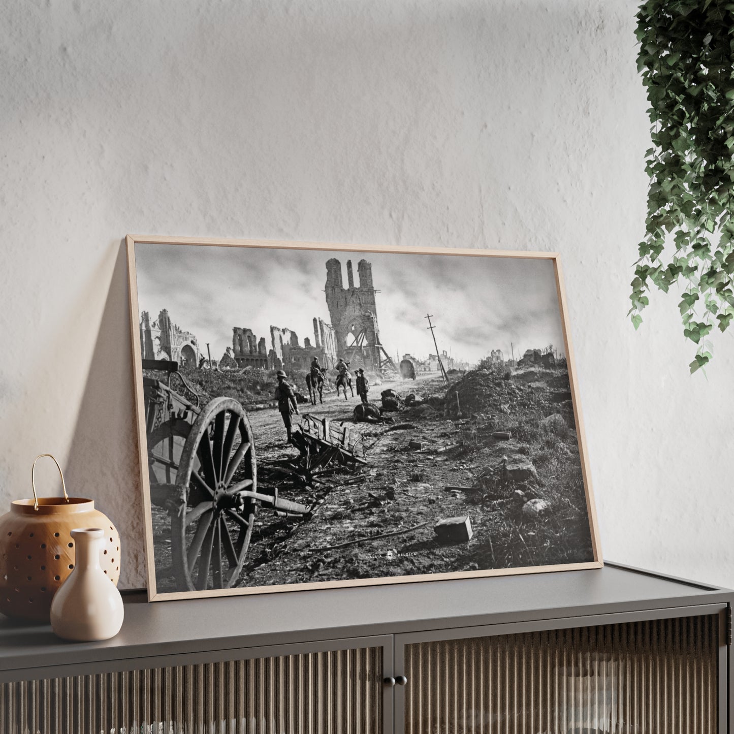 Battle of Passchendaele - Gallia Belgica Posters (Wooden Frame)