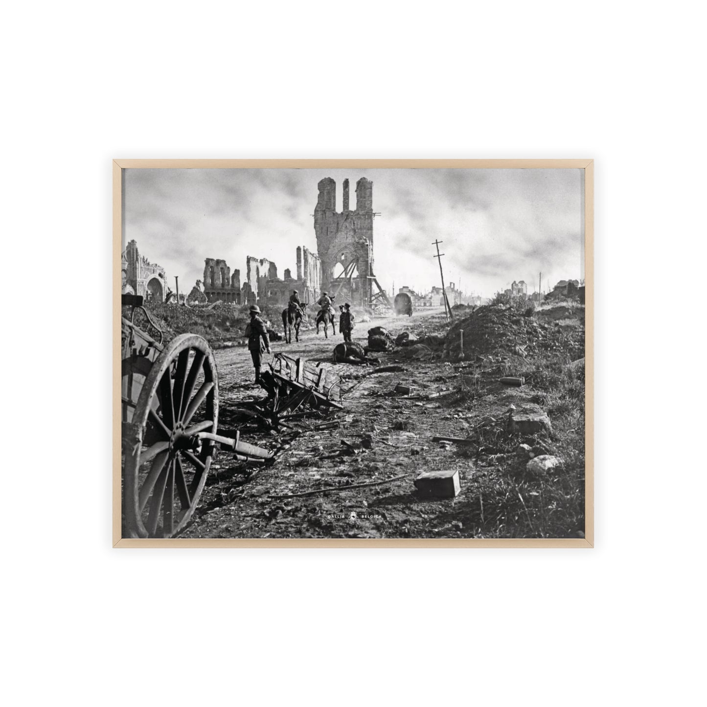 Battle of Passchendaele - Gallia Belgica Posters (Wooden Frame)