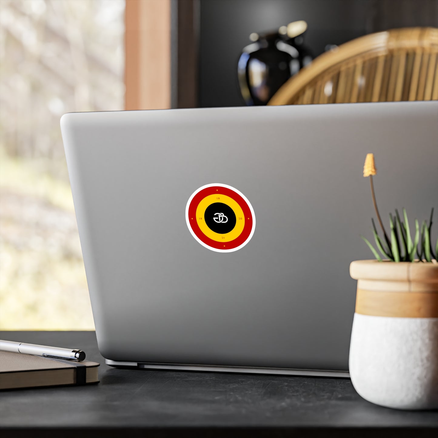 Belgian GB Logo Sticker