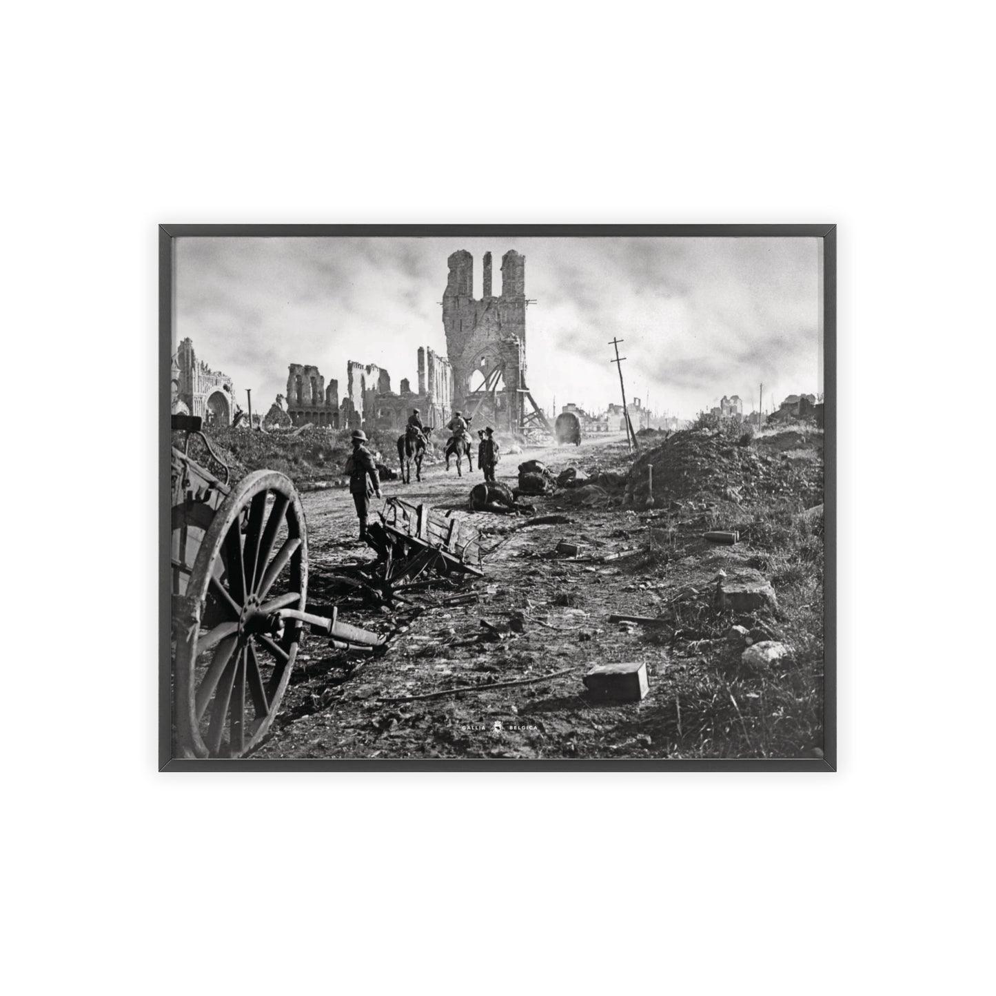 Battle of Passchendaele - Gallia Belgica Posters (Wooden Frame)