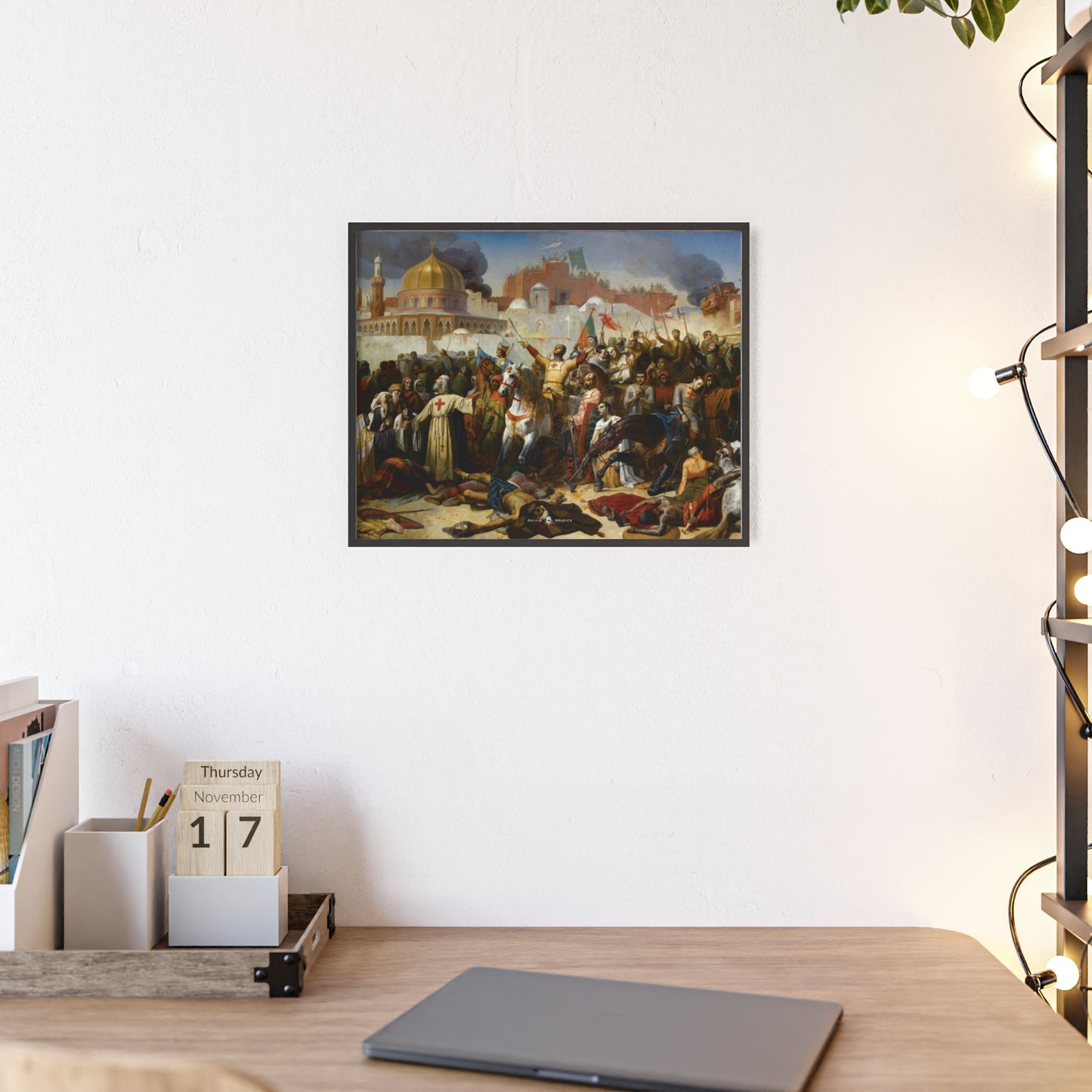 Godefroy de Bouillon - Gallia Belgica Posters (Wooden Frame)