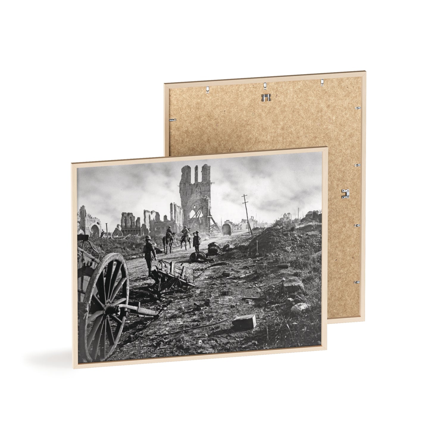 Battle of Passchendaele - Gallia Belgica Posters (Wooden Frame)