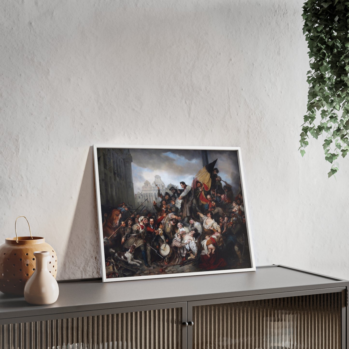 Belgian Revolution - Gallia Belgica Posters (Wooden Frame)