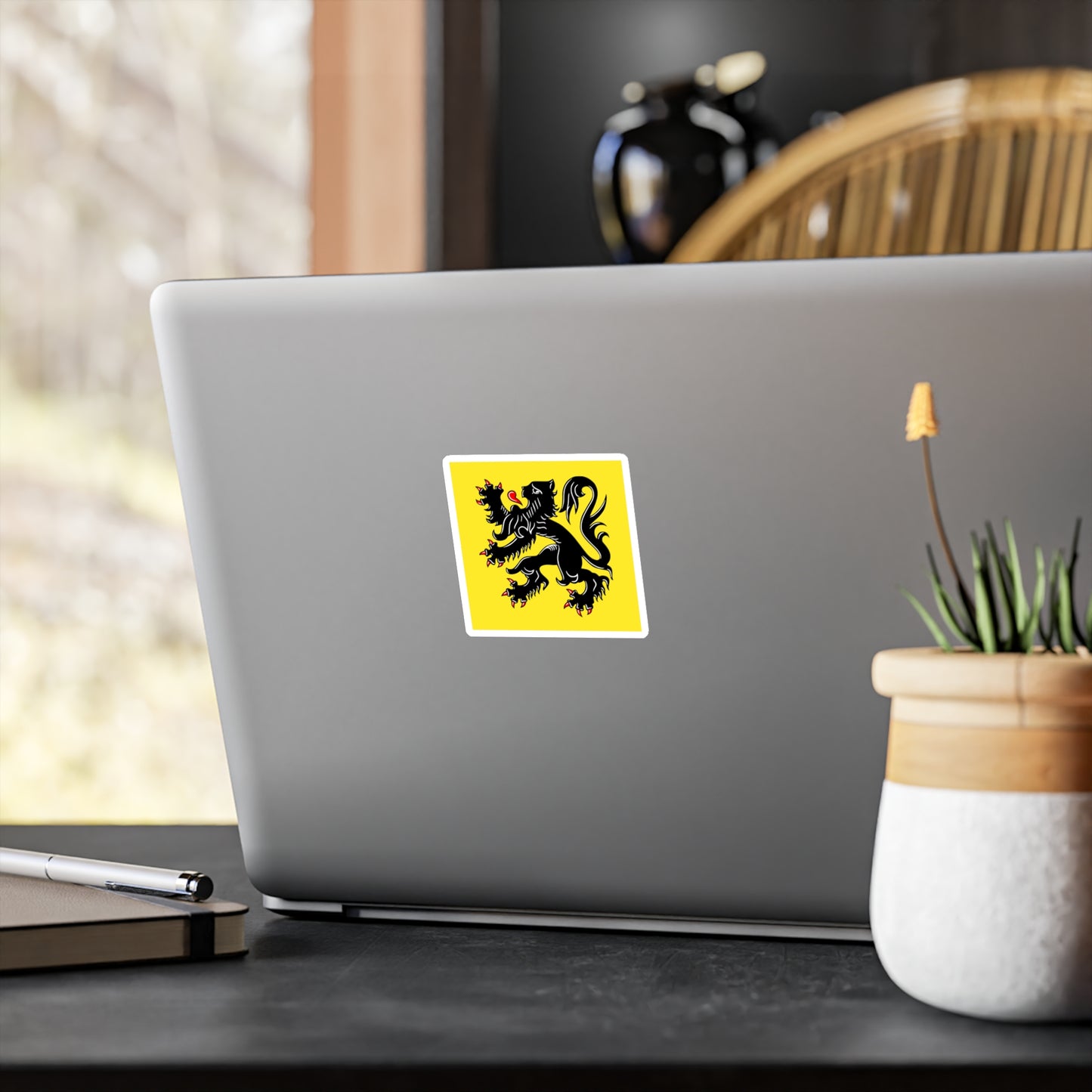 Flemish Flag Sticker