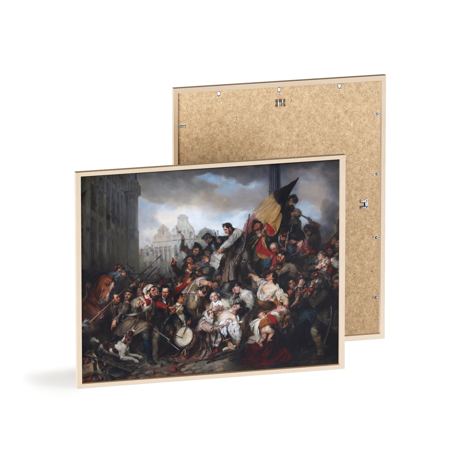 Belgian Revolution - Gallia Belgica Posters (Wooden Frame)