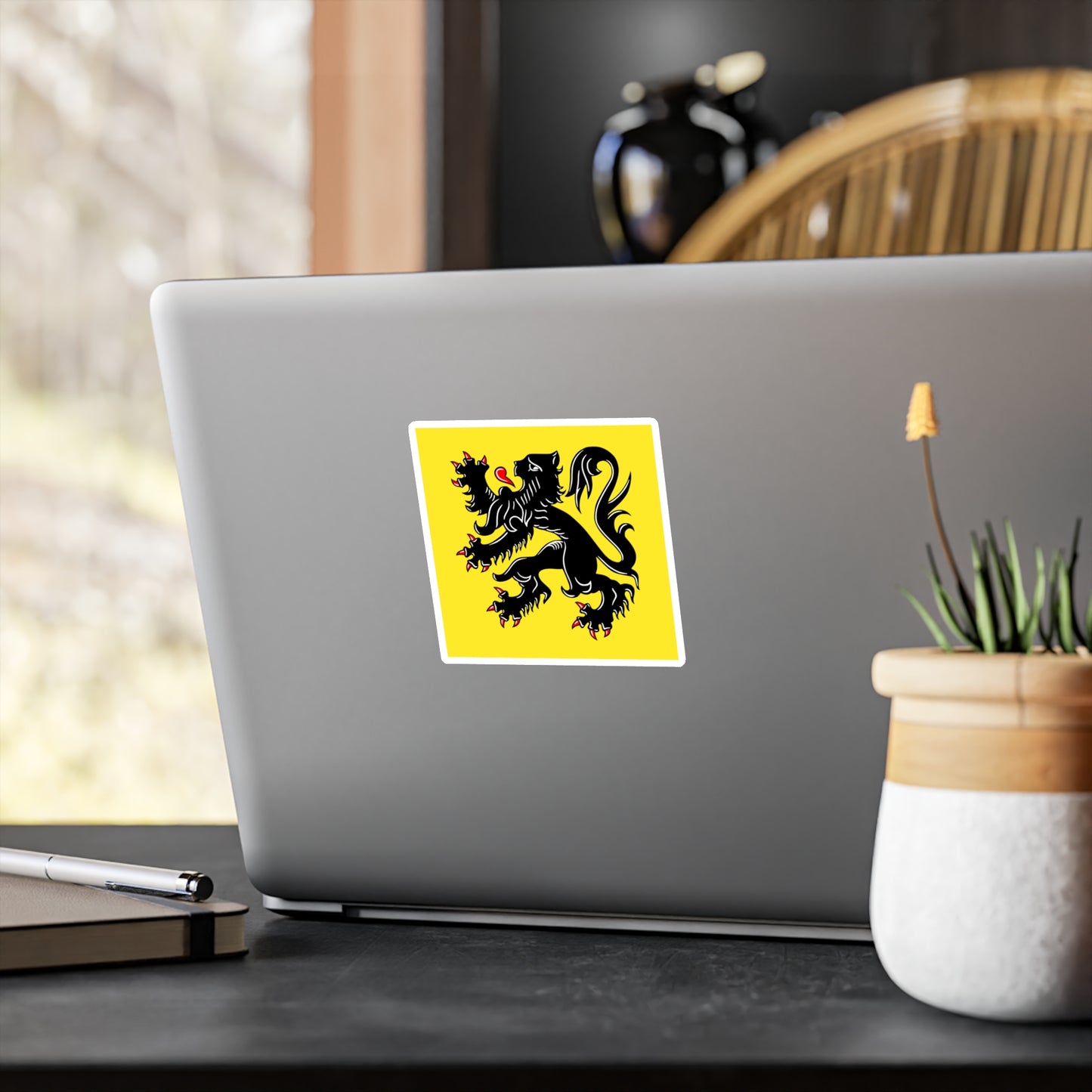 Flemish Flag Sticker