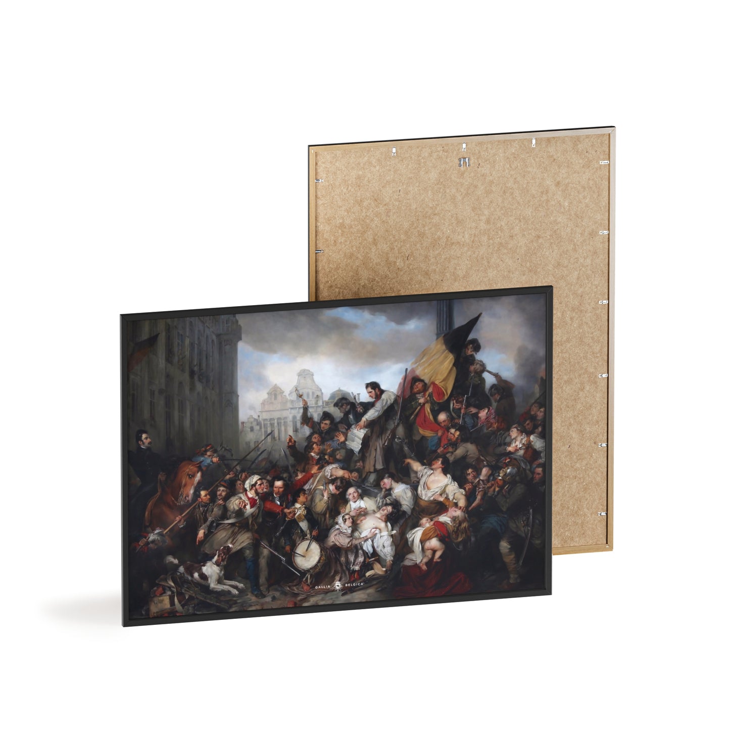 Belgian Revolution - Gallia Belgica Posters (Wooden Frame)