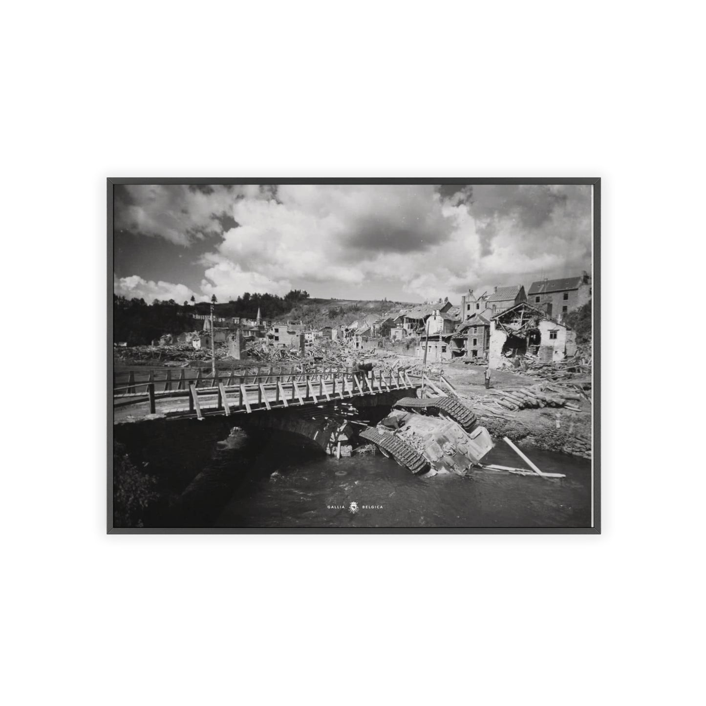 Battle of the Bulge - Gallia Belgica Posters (Wooden Frame)