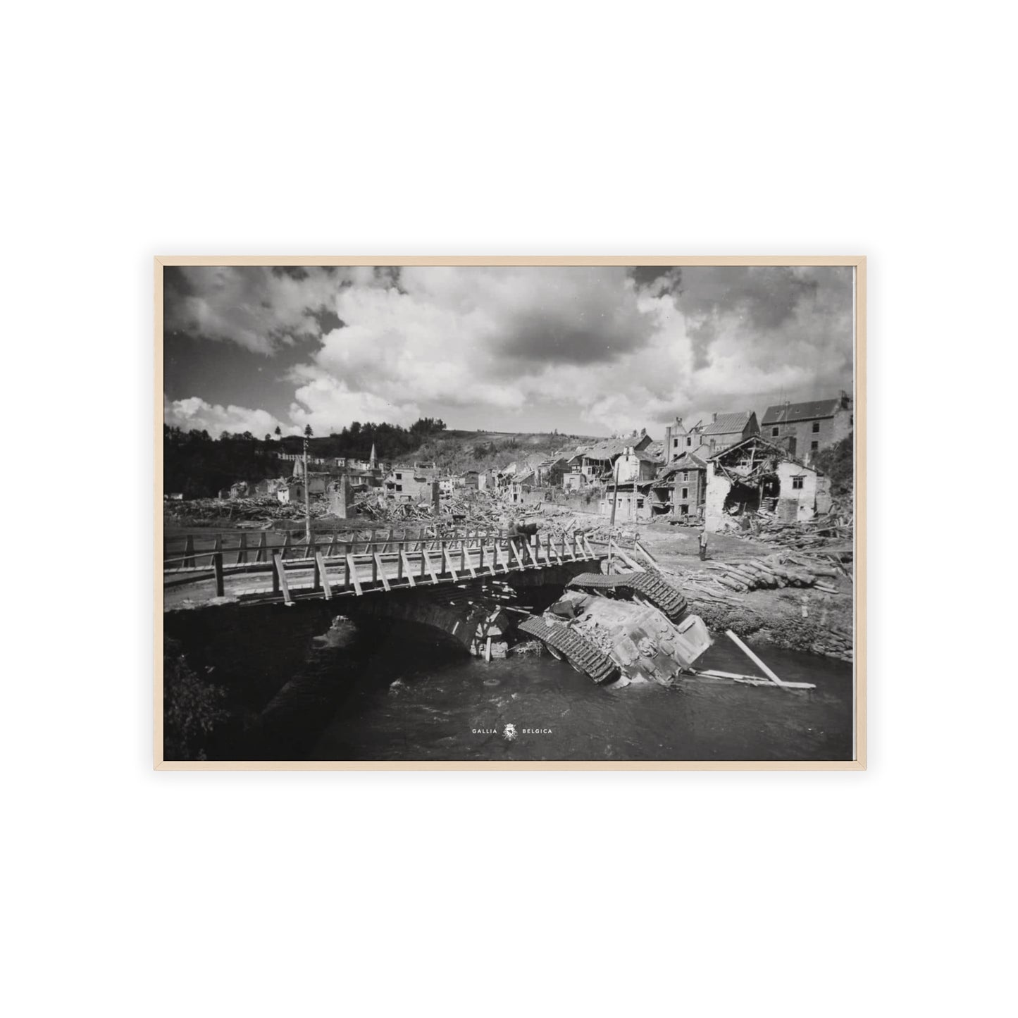 Battle of the Bulge - Gallia Belgica Posters (Wooden Frame)