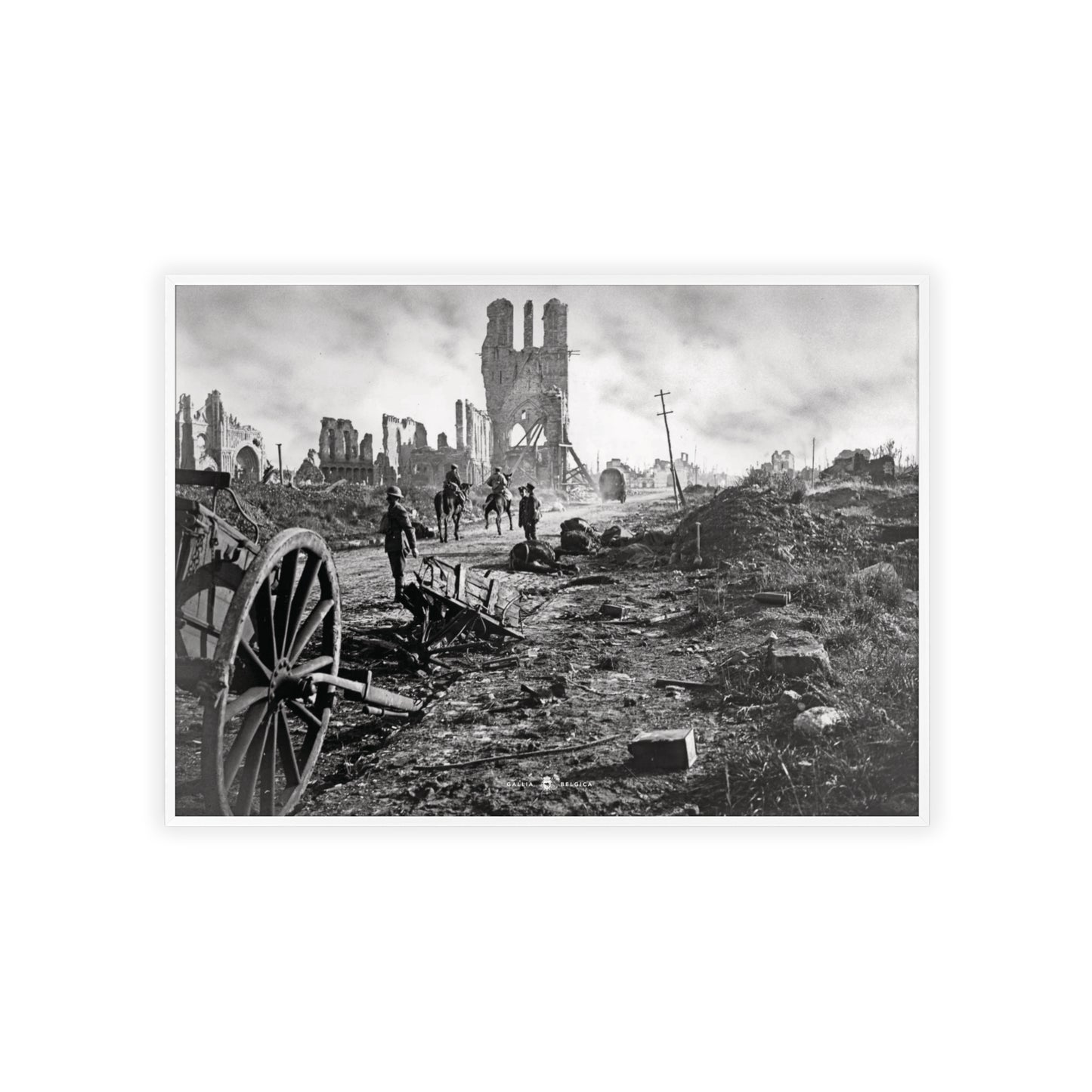 Battle of Passchendaele - Gallia Belgica Posters (Wooden Frame)