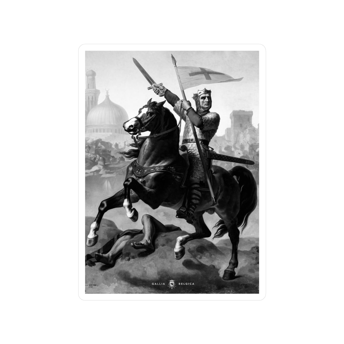 Godefroy de Bouillon Sticker