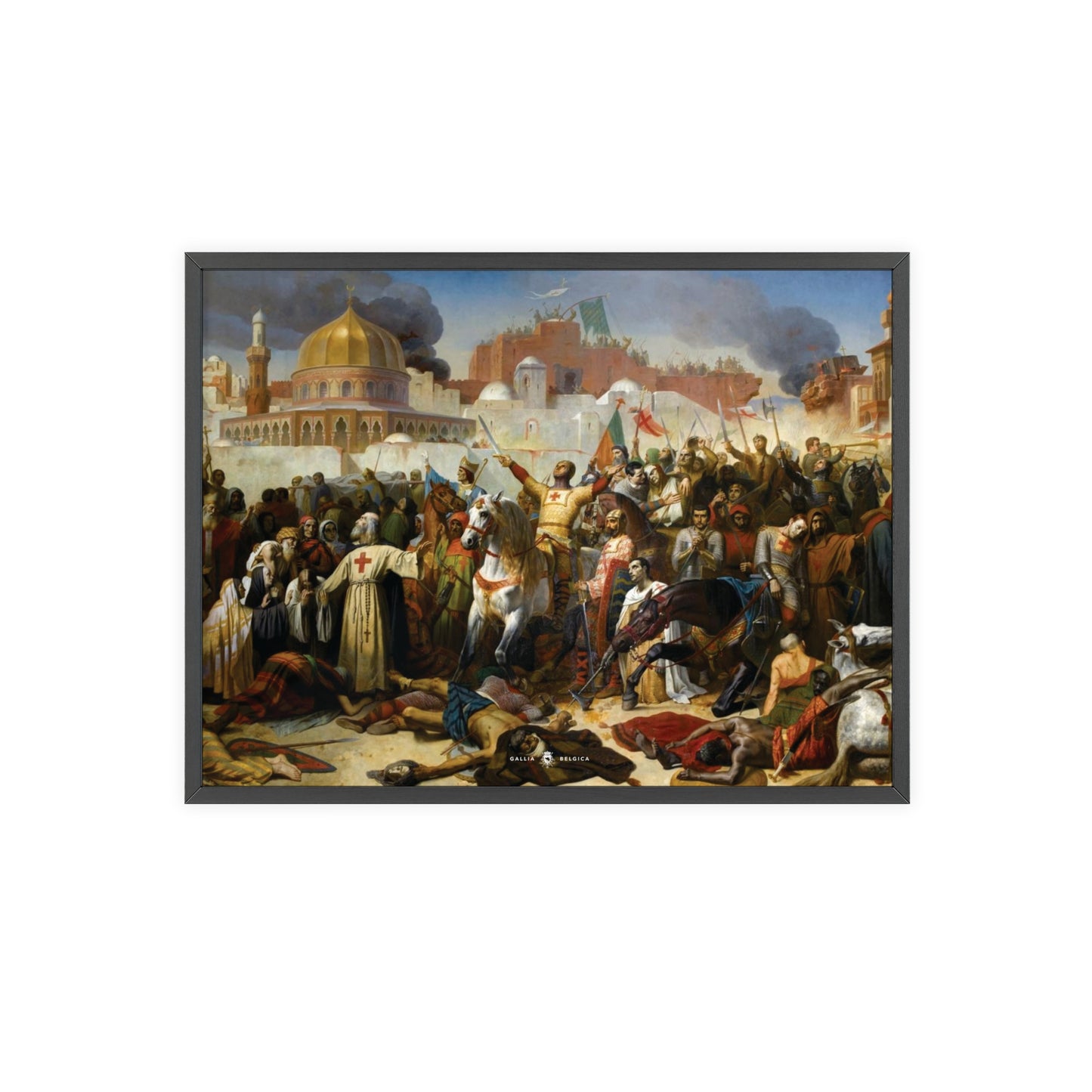 Godefroy de Bouillon - Gallia Belgica Posters (Wooden Frame)