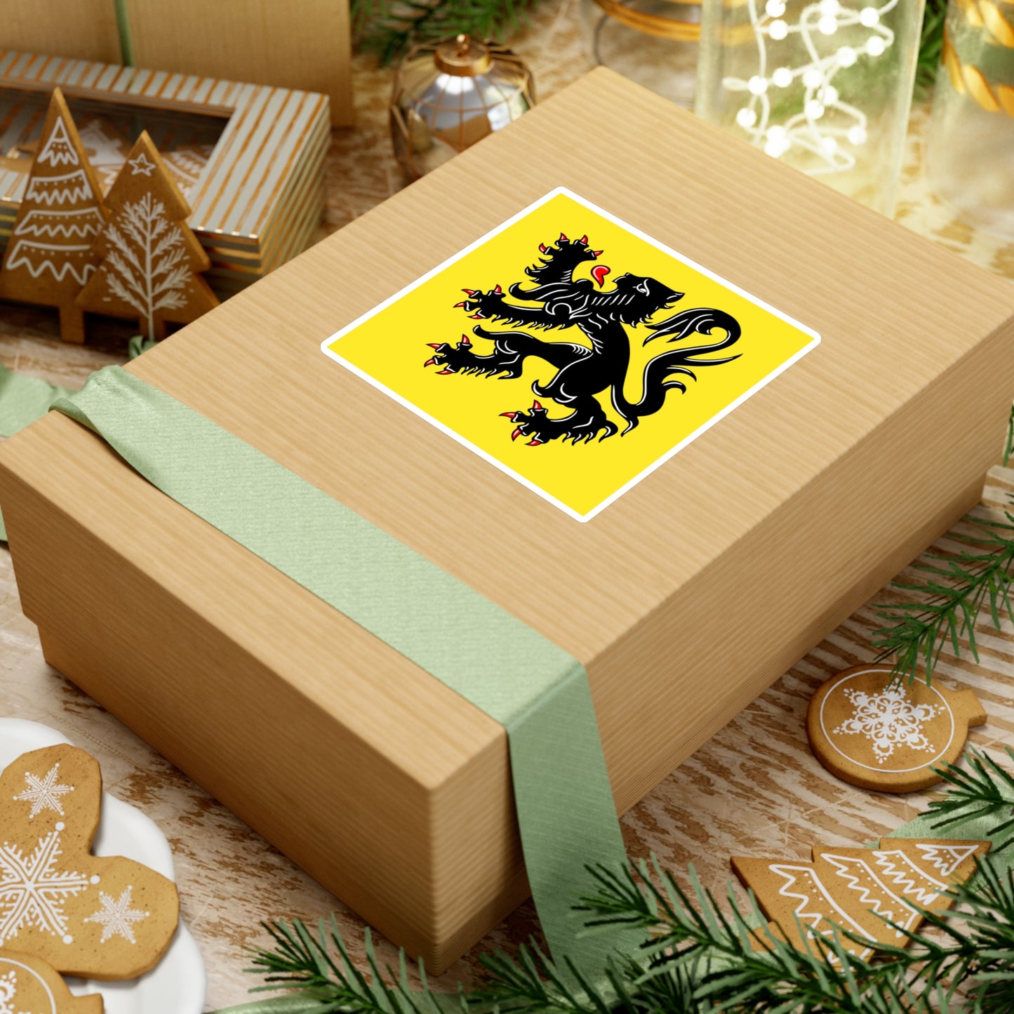 Flemish Flag Sticker