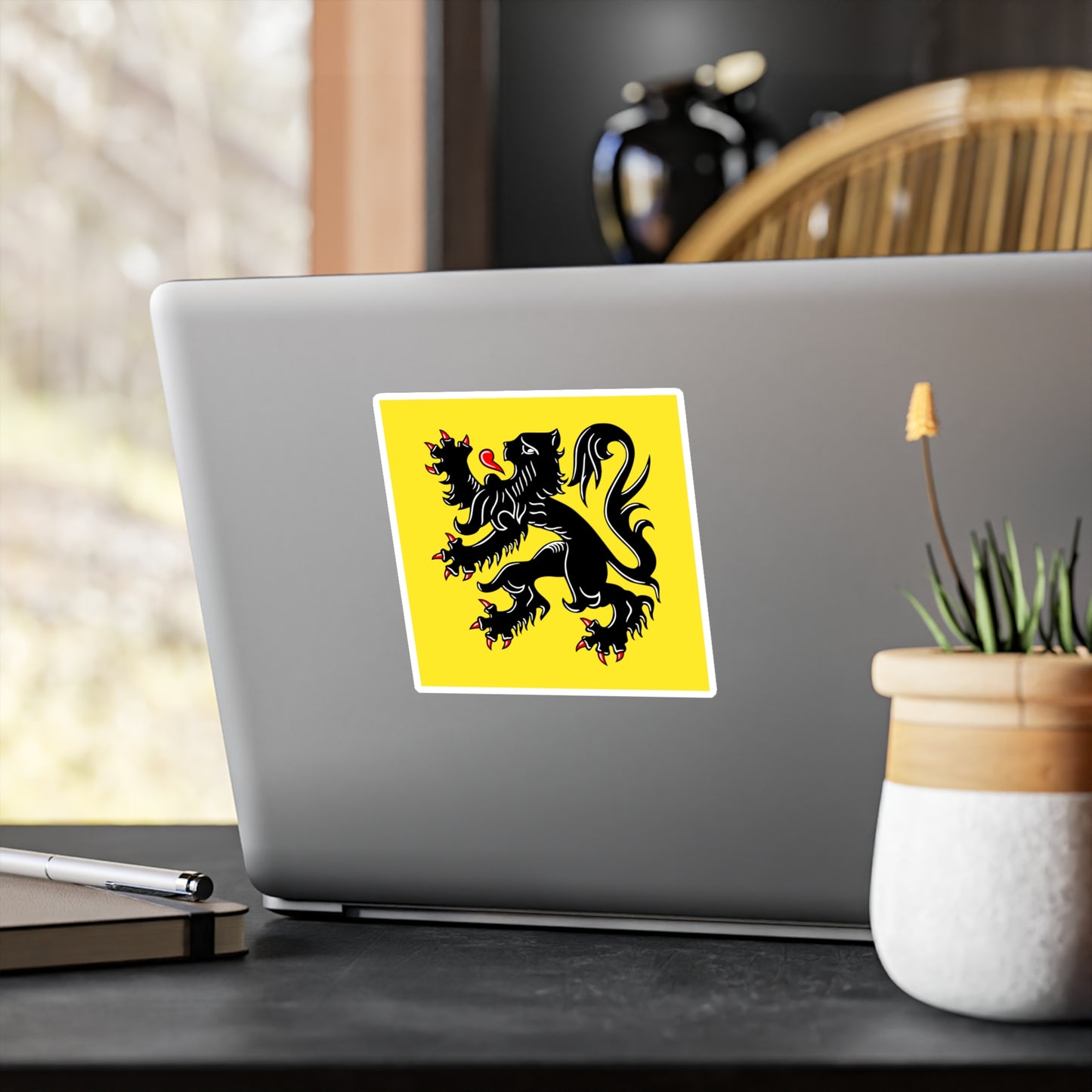 Flemish Flag Sticker