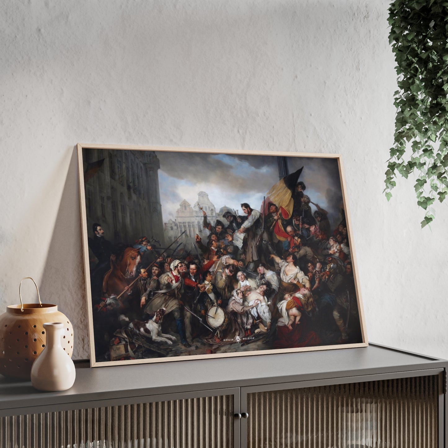 Belgian Revolution - Gallia Belgica Posters (Wooden Frame)
