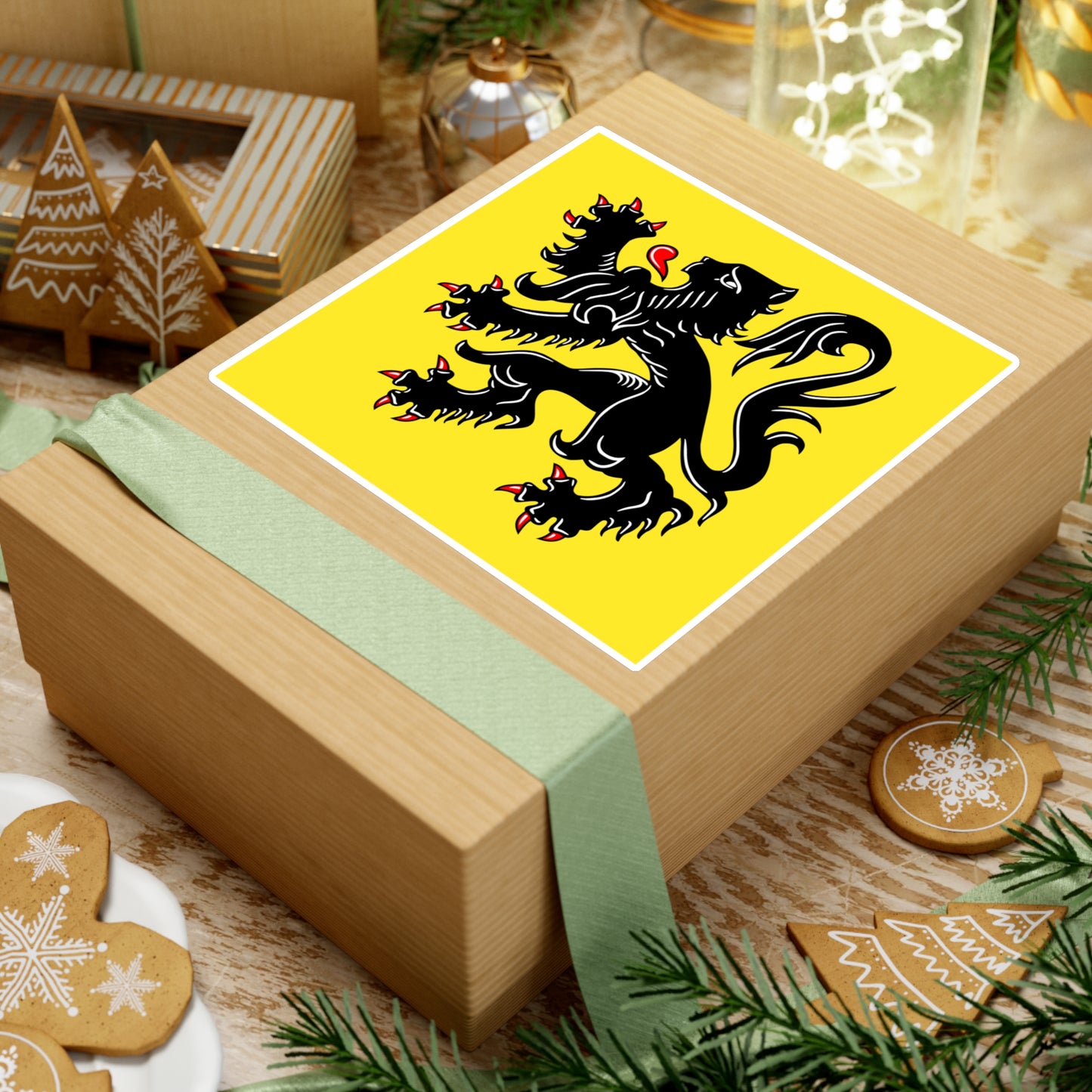 Flemish Flag Sticker