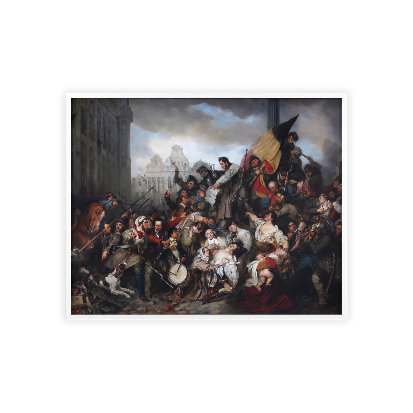 Belgian Revolution - Gallia Belgica Posters (Wooden Frame)
