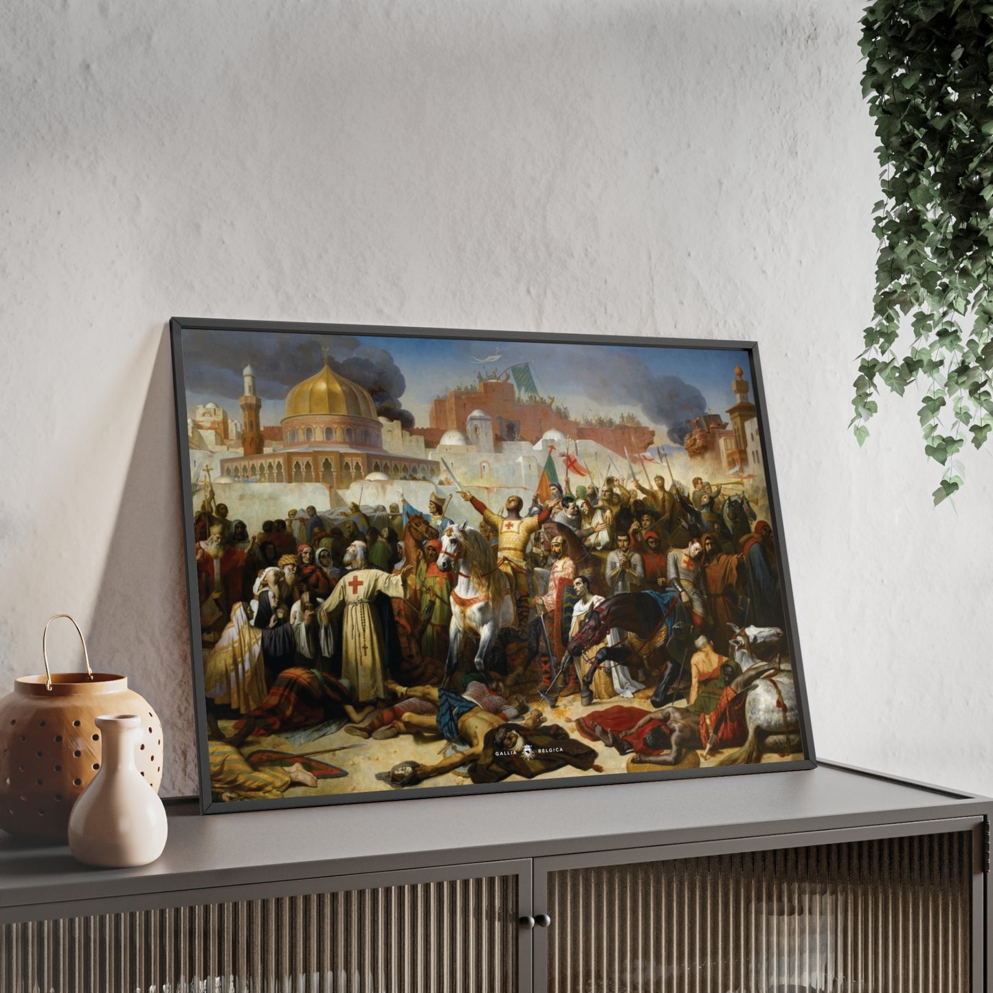 Godefroy de Bouillon - Gallia Belgica Posters (Wooden Frame)