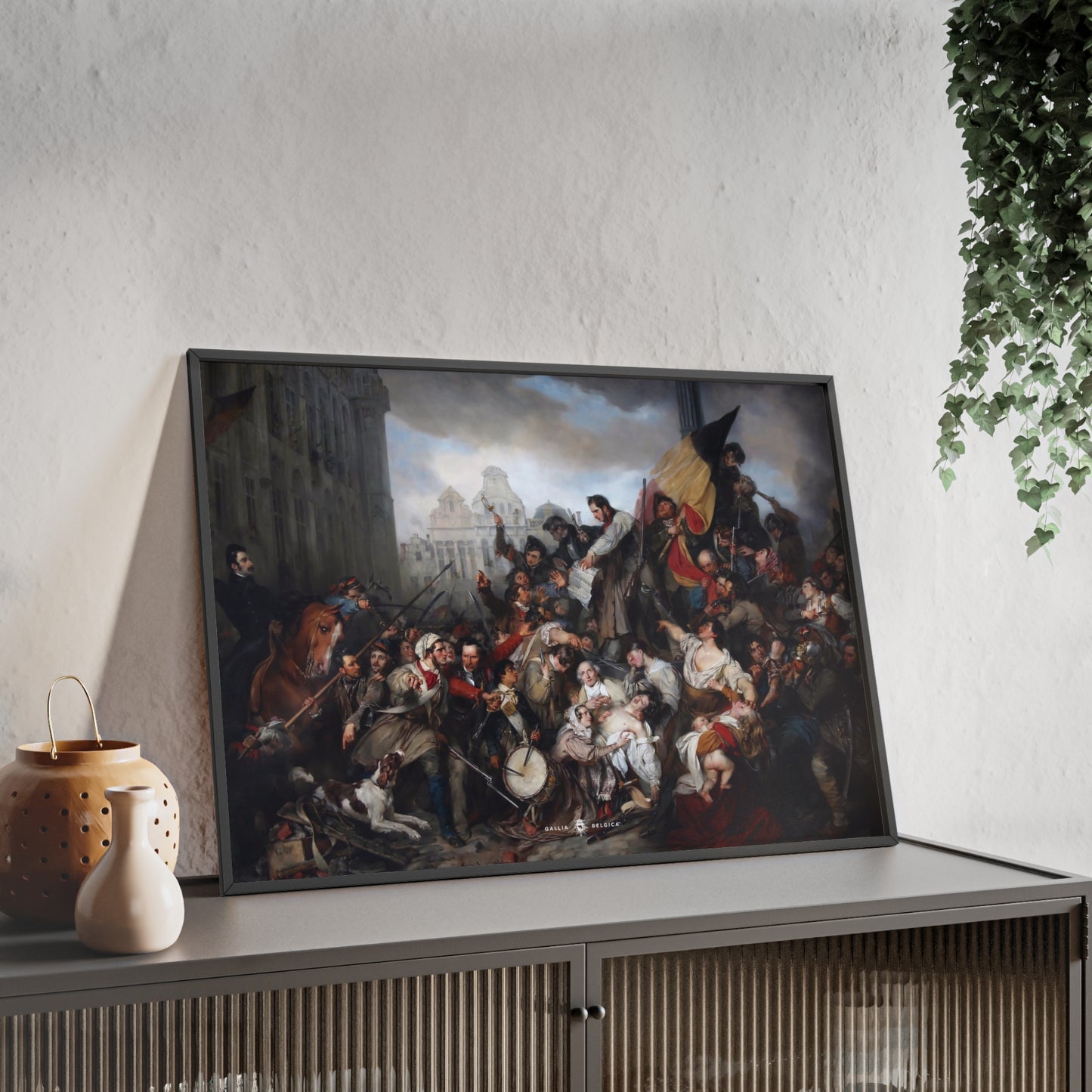 Belgian Revolution - Gallia Belgica Posters (Wooden Frame)