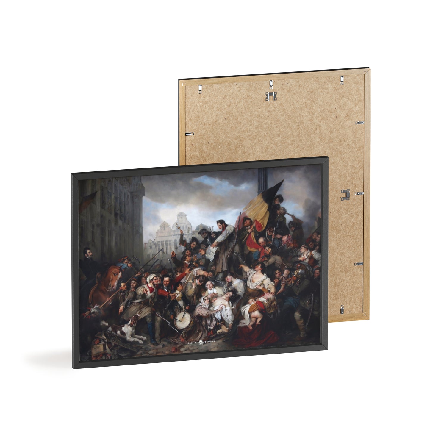 Belgian Revolution - Gallia Belgica Posters (Wooden Frame)