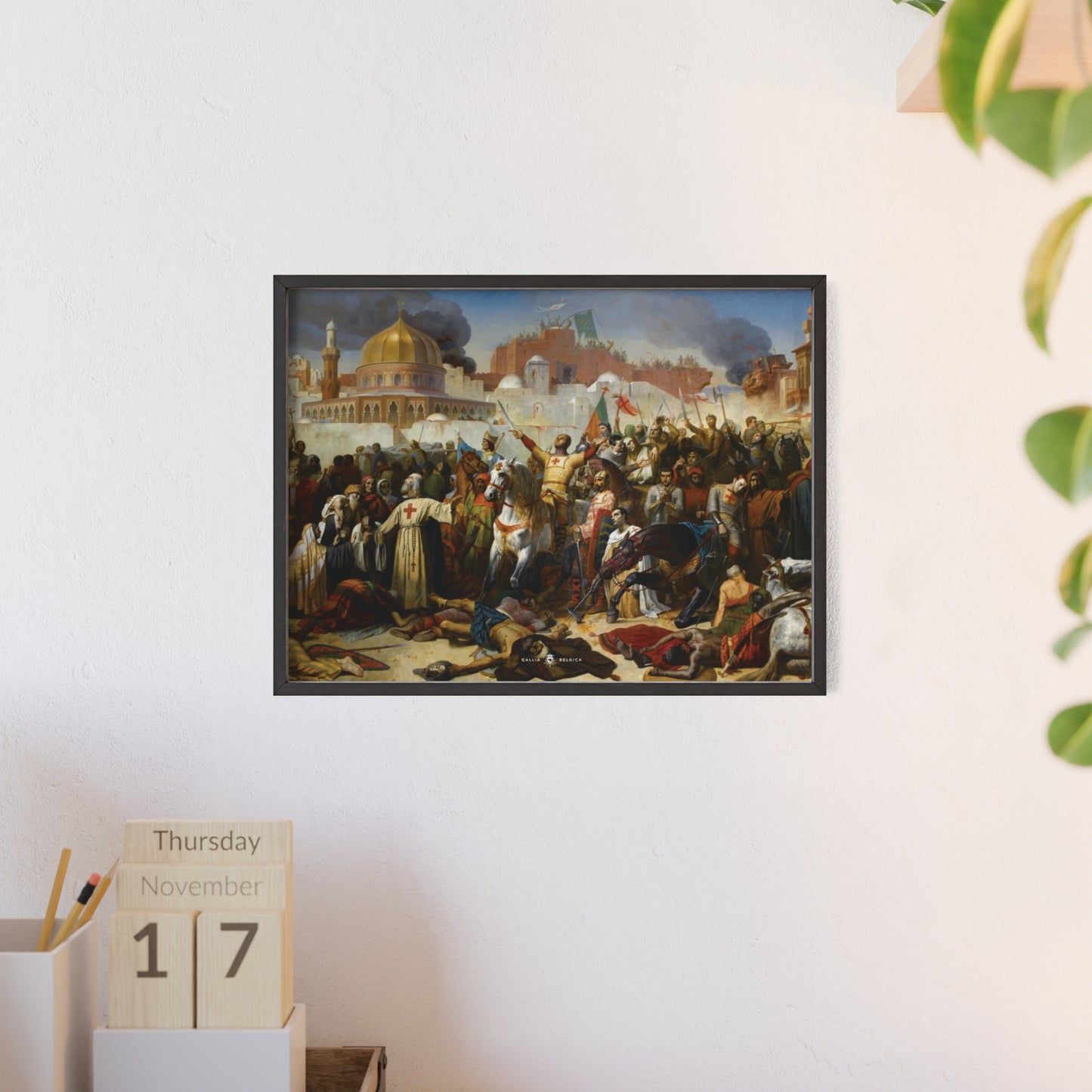 Godefroy de Bouillon - Gallia Belgica Posters (Wooden Frame)