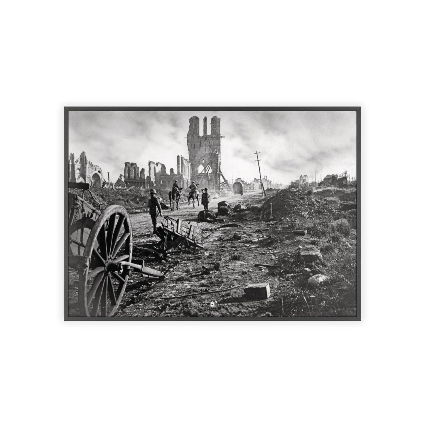 Battle of Passchendaele - Gallia Belgica Posters (Wooden Frame)