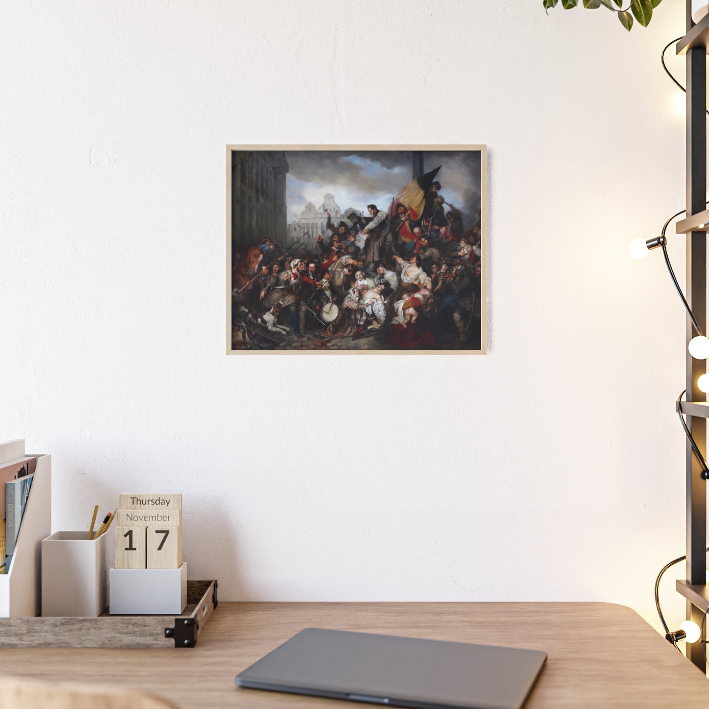 Belgian Revolution - Gallia Belgica Posters (Wooden Frame)
