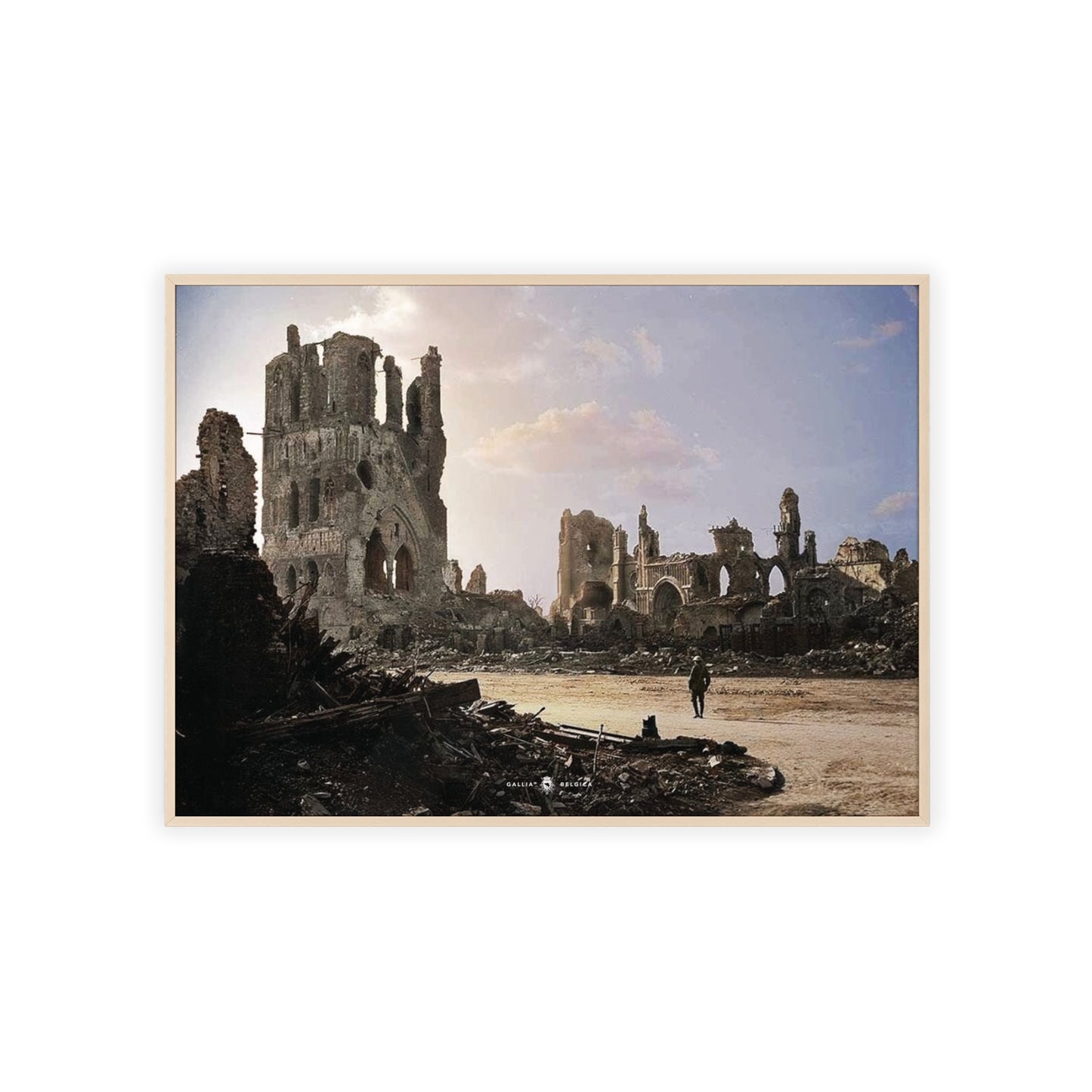 Battle of Ypres - Gallia Belgica Posters (Wooden Frame)