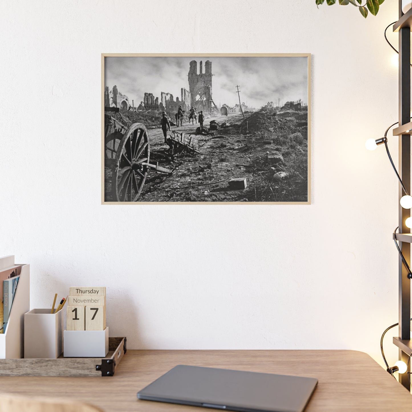 Battle of Passchendaele - Gallia Belgica Posters (Wooden Frame)