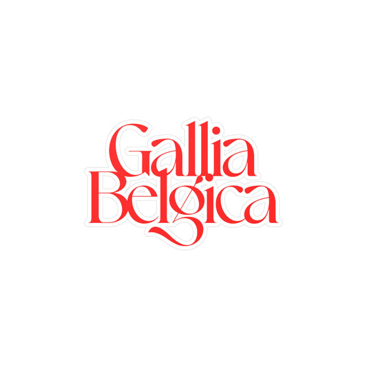 Gallia Belgica Vinyl Sticker