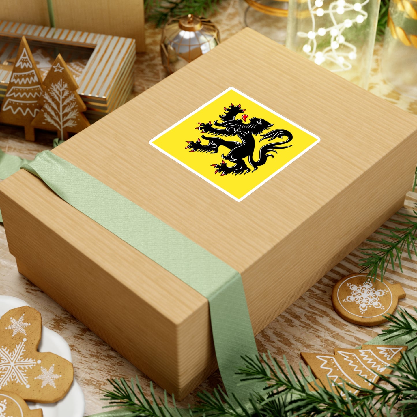 Flemish Flag Sticker